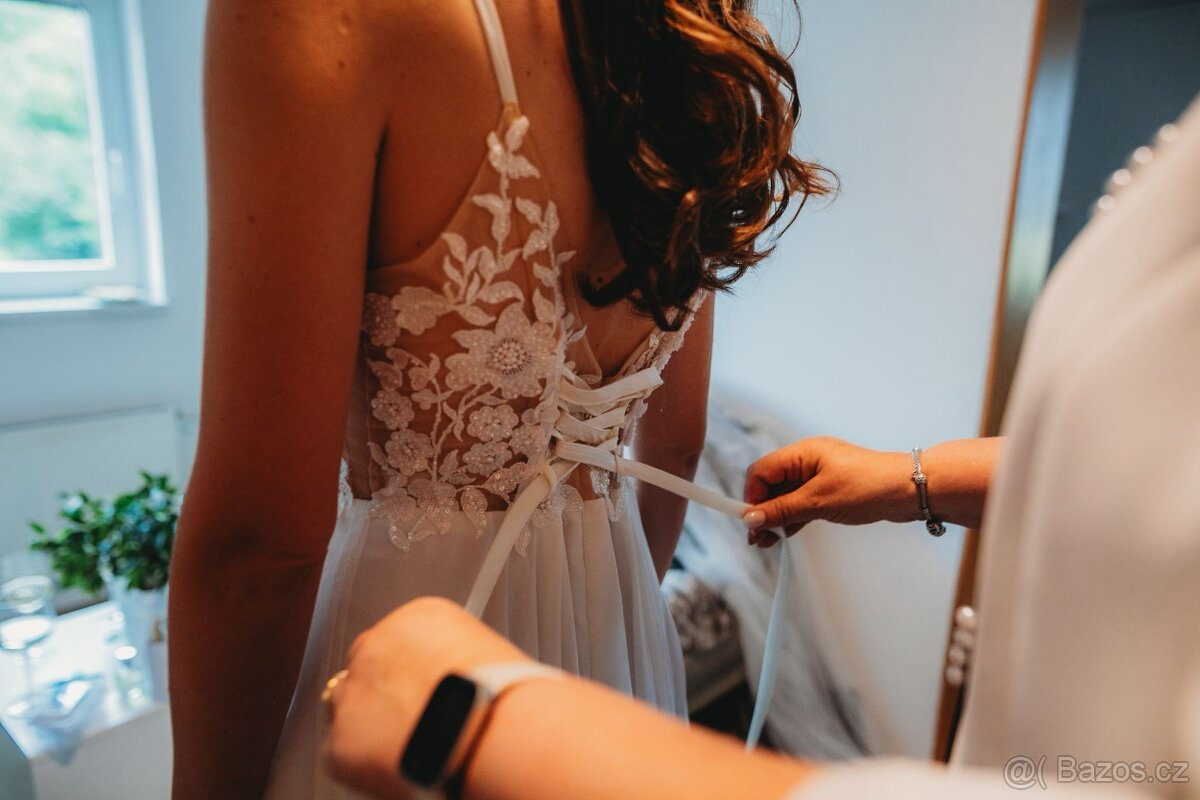 Svatební šaty IVORY, vel. 38 - 2