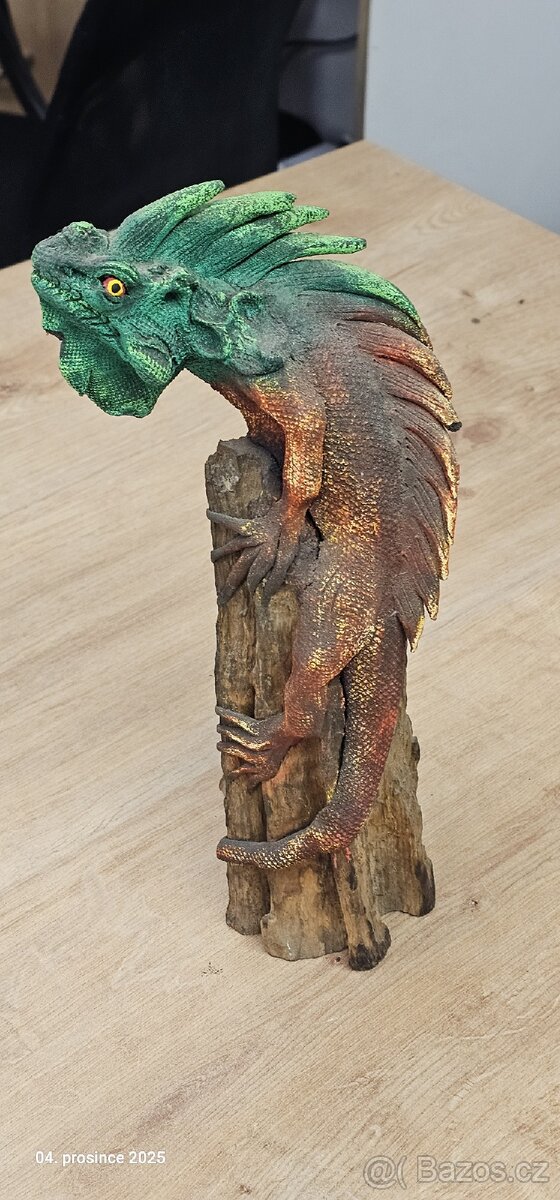 Dekorace ještera - 2