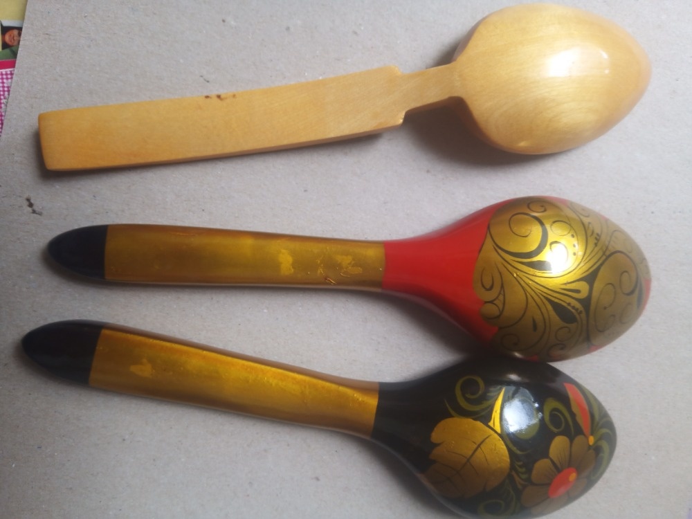 Dřevěné lžíce - dekorace - 2