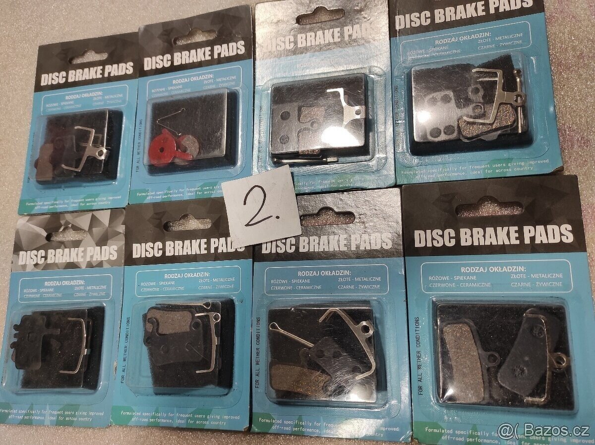 Brzdové destičky na spousta tipů brzd - 2