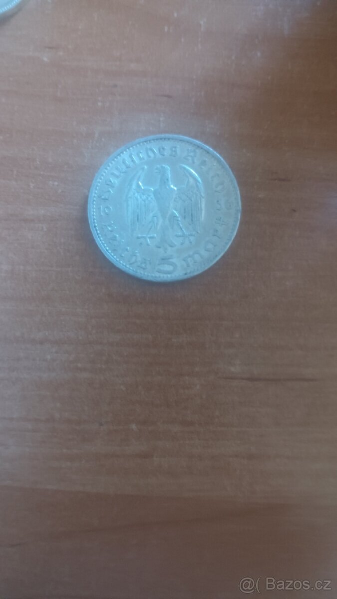 Prodám mince stribro - 2