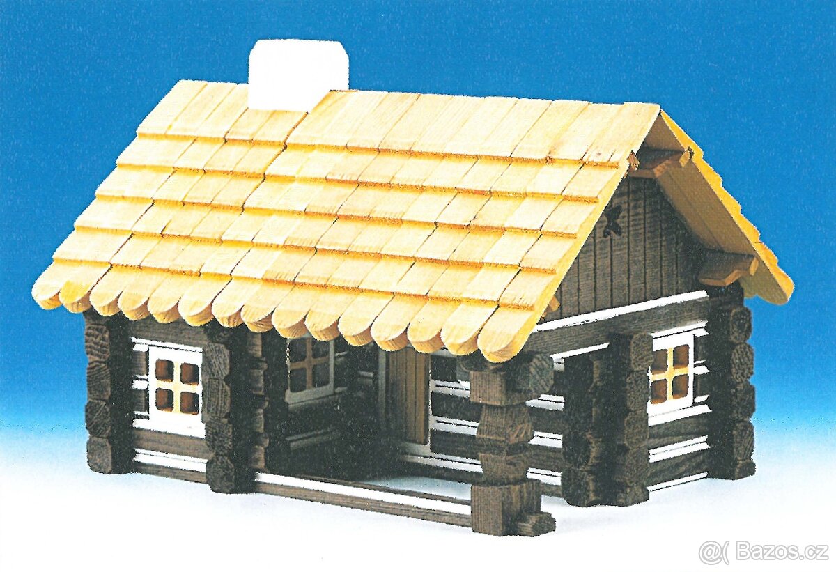 Dřevěná chaloupka 20 modelů - stavebnice - 2