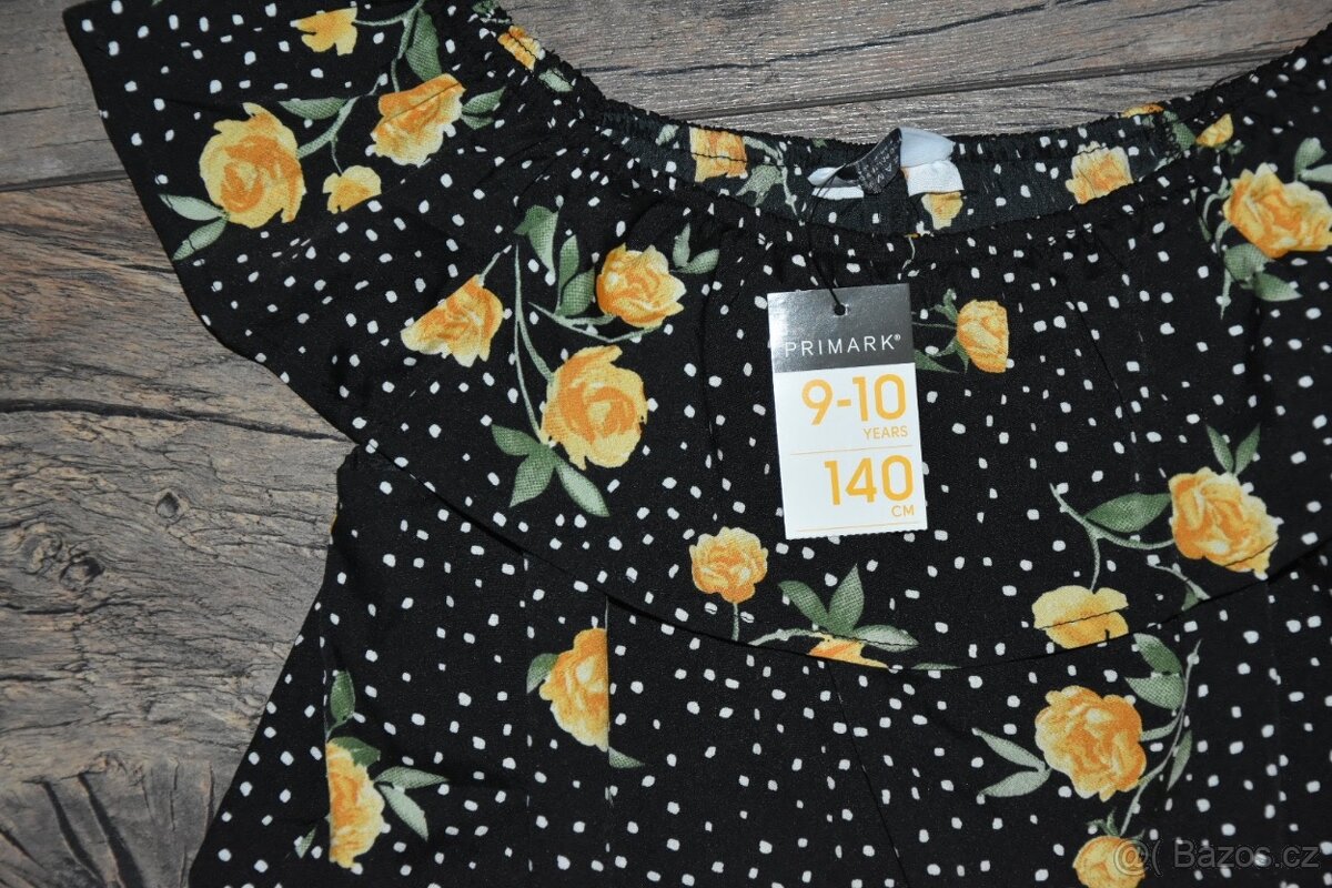 Černÿ top Primark-140 - 2