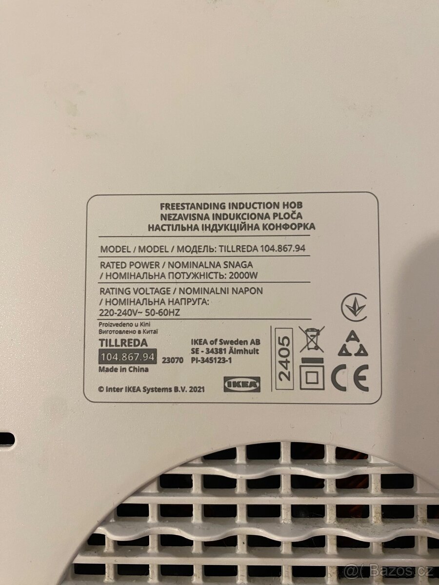 Indukční vařič IKEA - 2
