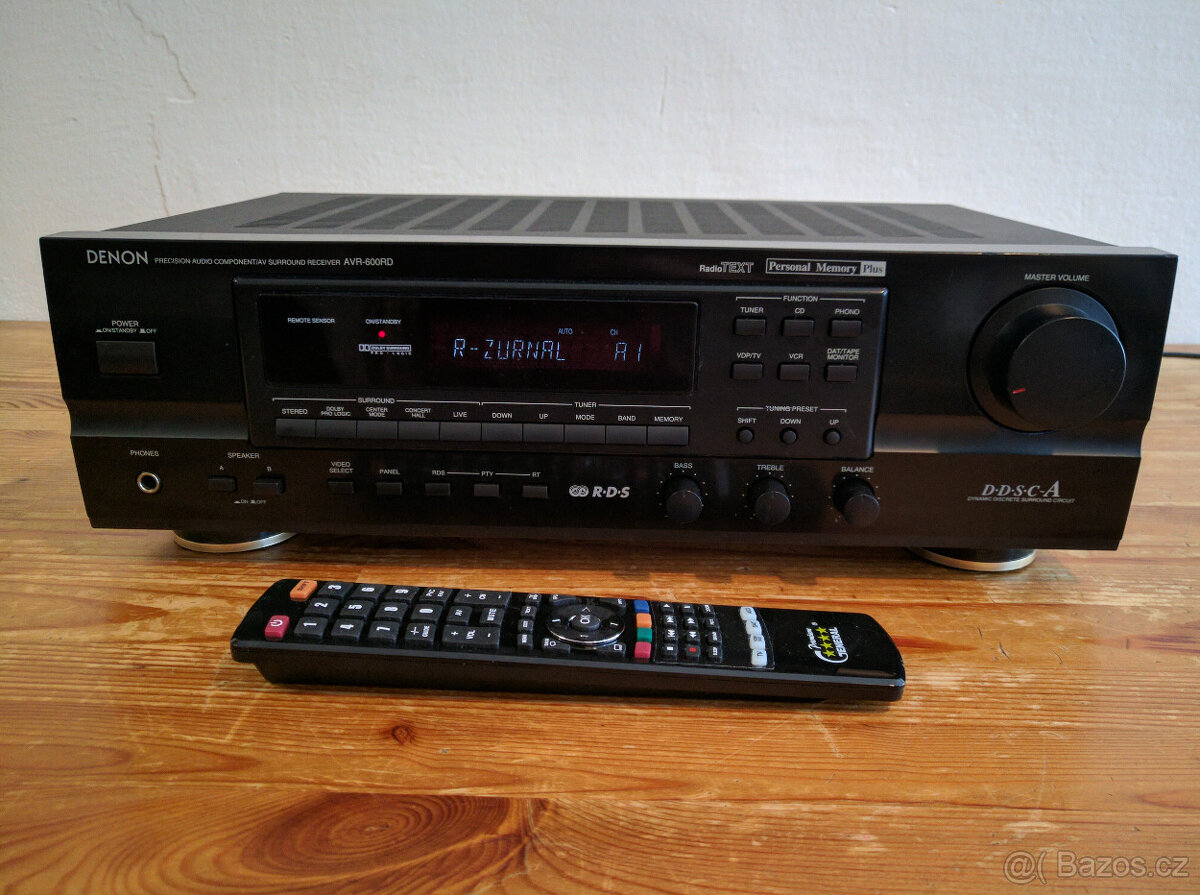 Receiver Denon AVR-600RD 2 x 50W/8Ω RMS - 2