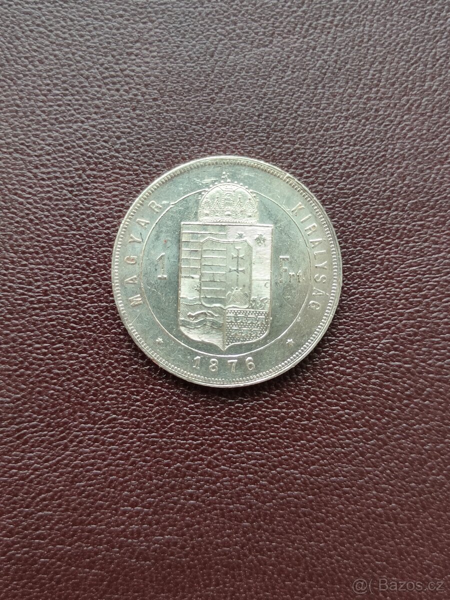 1 zlatník 1876 KB Fran. Josefa I. - 2