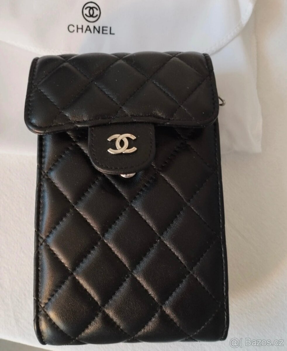 Chanel crossbody cerna / silver - 2