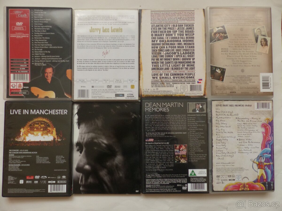 Hudební DVD á 89,- Kč - viz foto. - 2