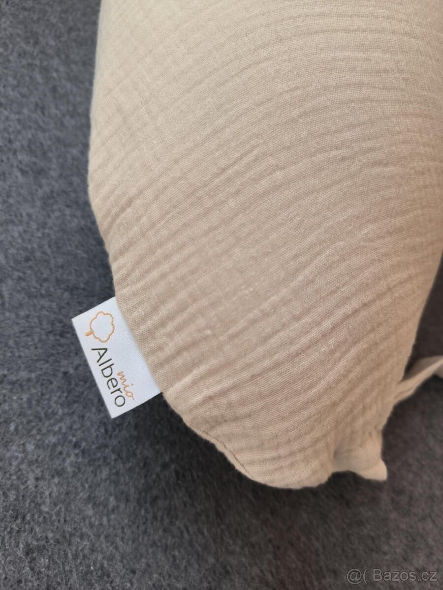 Kojící polštář Albero Mio mušelínový béžový - 2