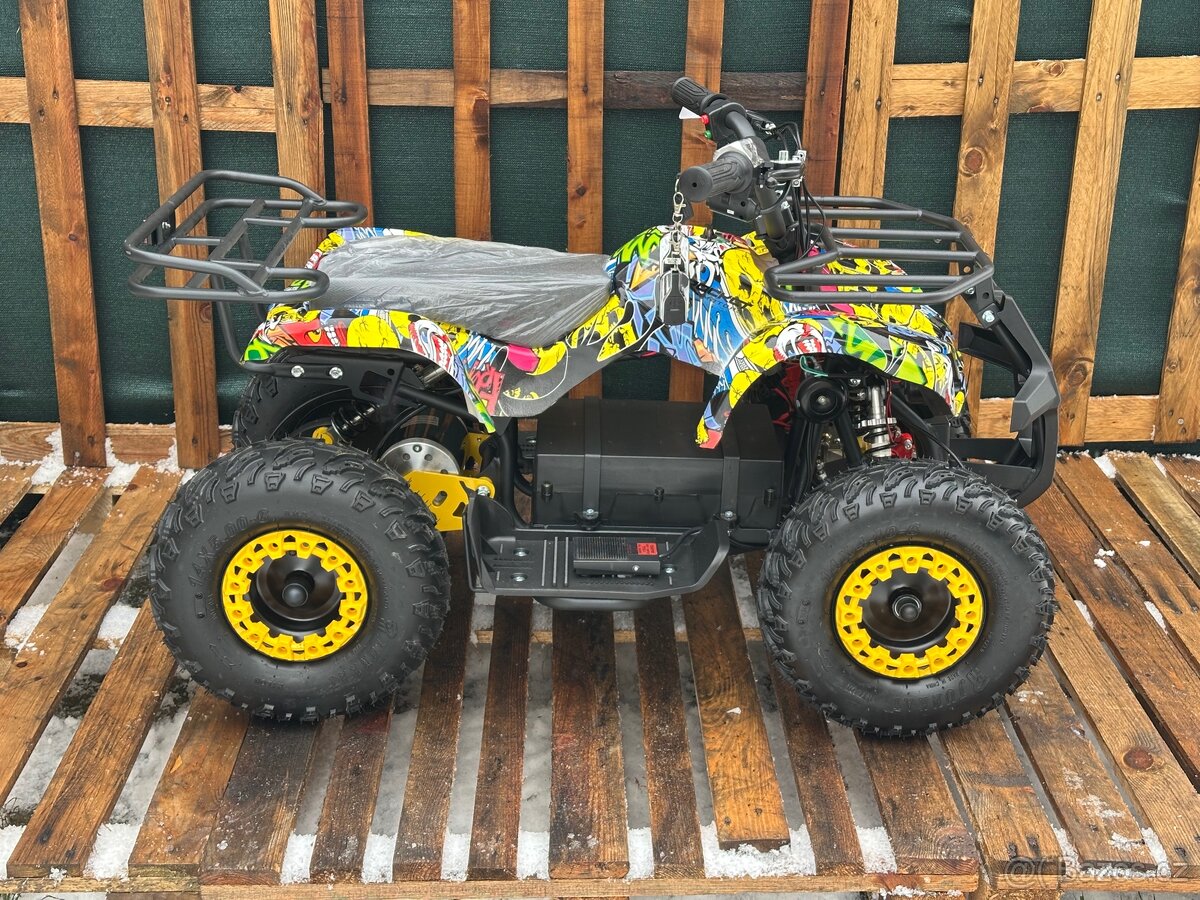 Elektro ATV Čtyřkolka 1200W 48V kola 6” AE006-7 - 2
