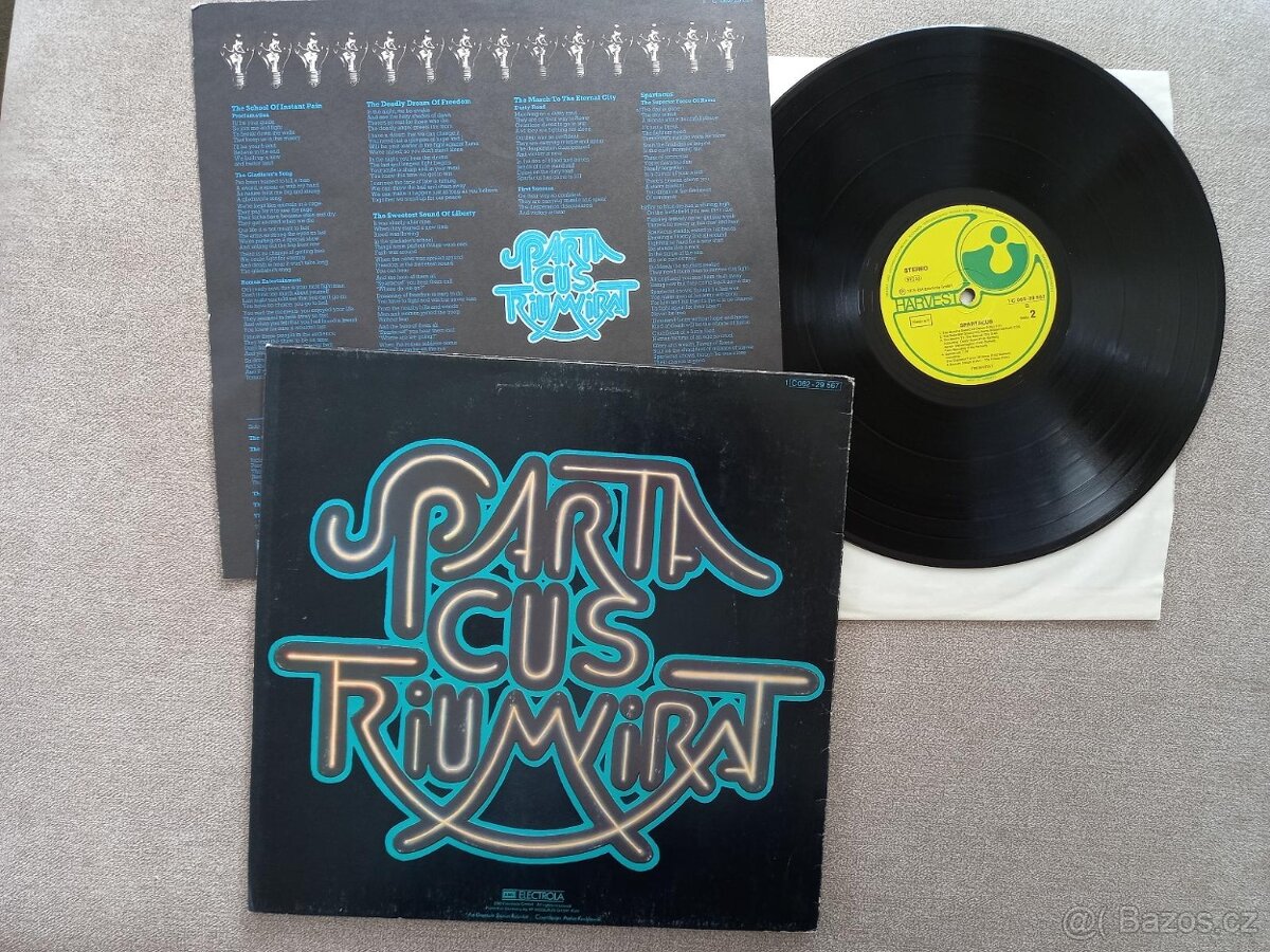 TRIUMVIRAT „Spartacus“ /Harvest 1975/ vynikajuci progresivny - 2