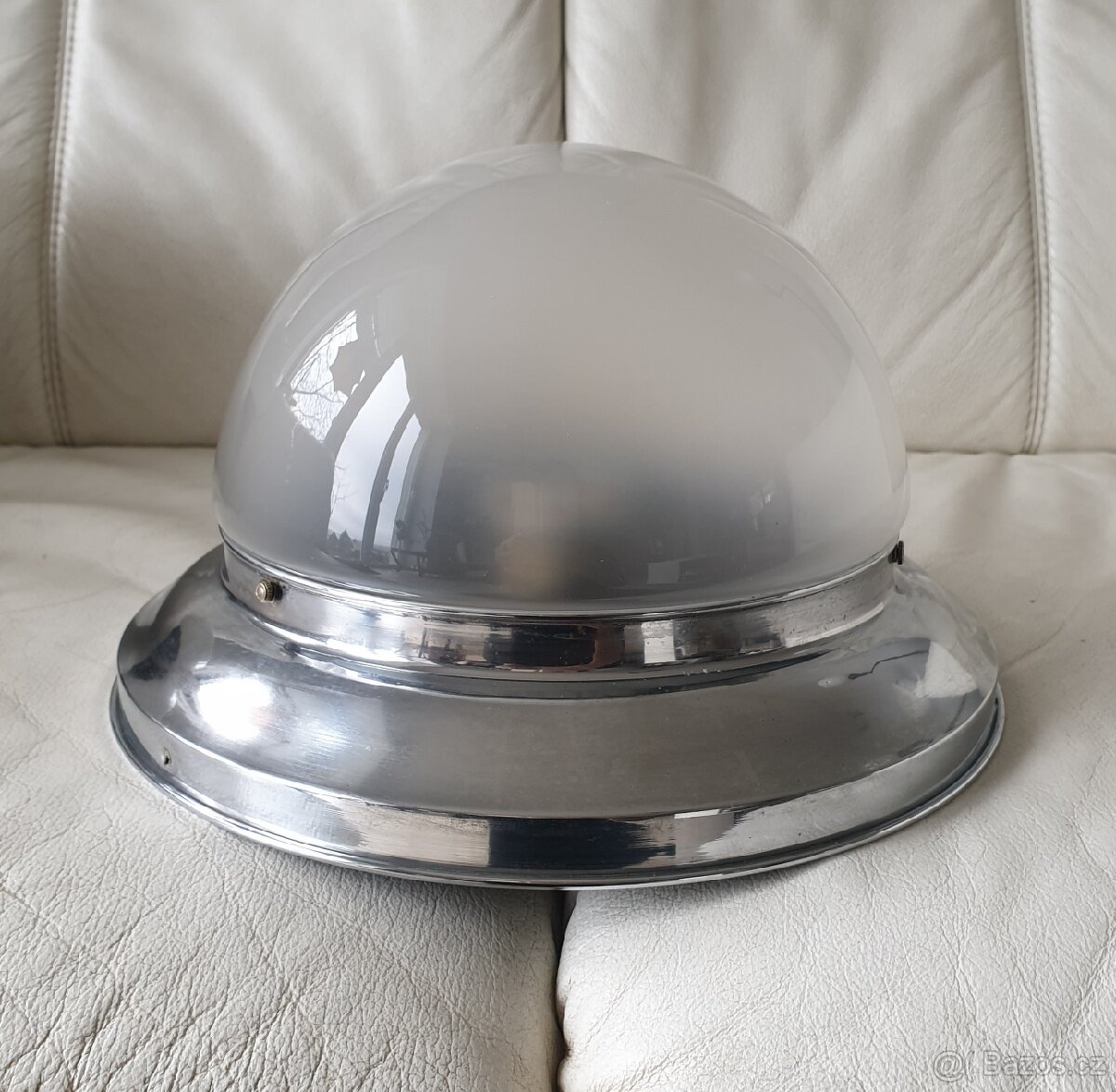 Starožitná stropnice funkcionalismus chrom - 2