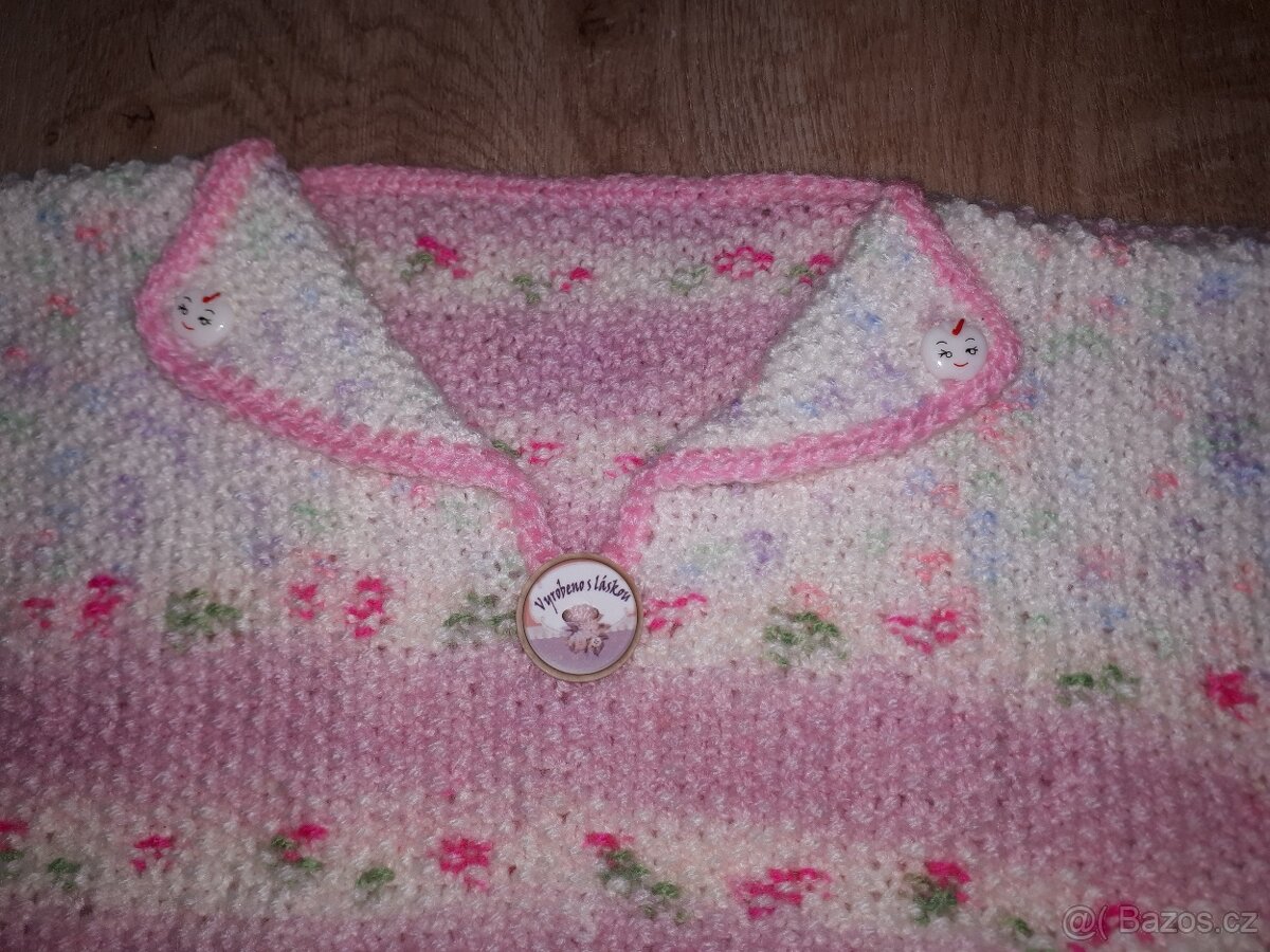 Ručně pletená vesta, vel. 86/92 - 2