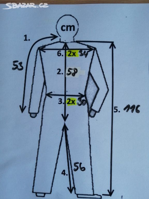 Dětský kostým hasič vel.134/140 1. - 2