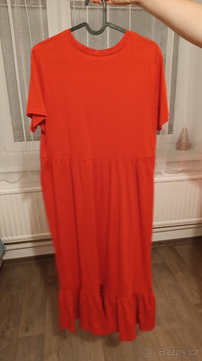 Červené šaty Only, vel. M - 2