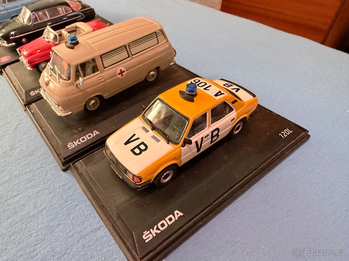 7ks modelů 1:43 - 2