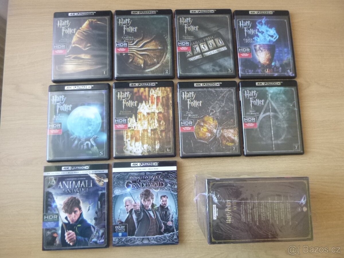 4K UHD+BD HARRY POTTER 1-8 + 2xFANTASTICKA ZVIRATA - 2