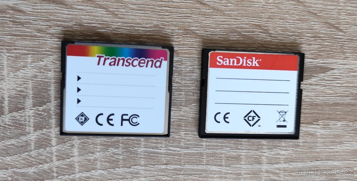 PAMĚŤOVÉ KARTY CompactFlash (CF) 2X 8 GB - 2