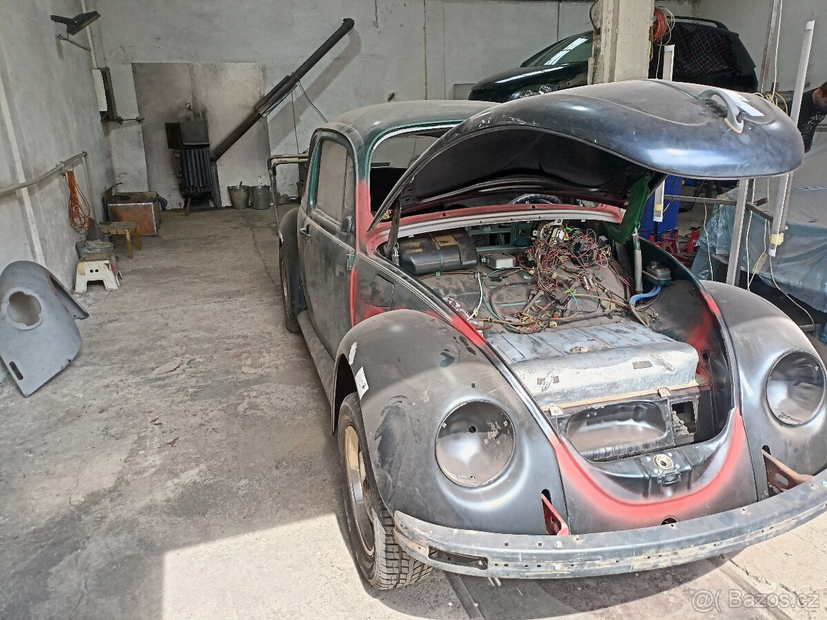 Velmi zlevněn VW Brouk Mexiko 1.6i 1993, vyvařen, supr motor - 2