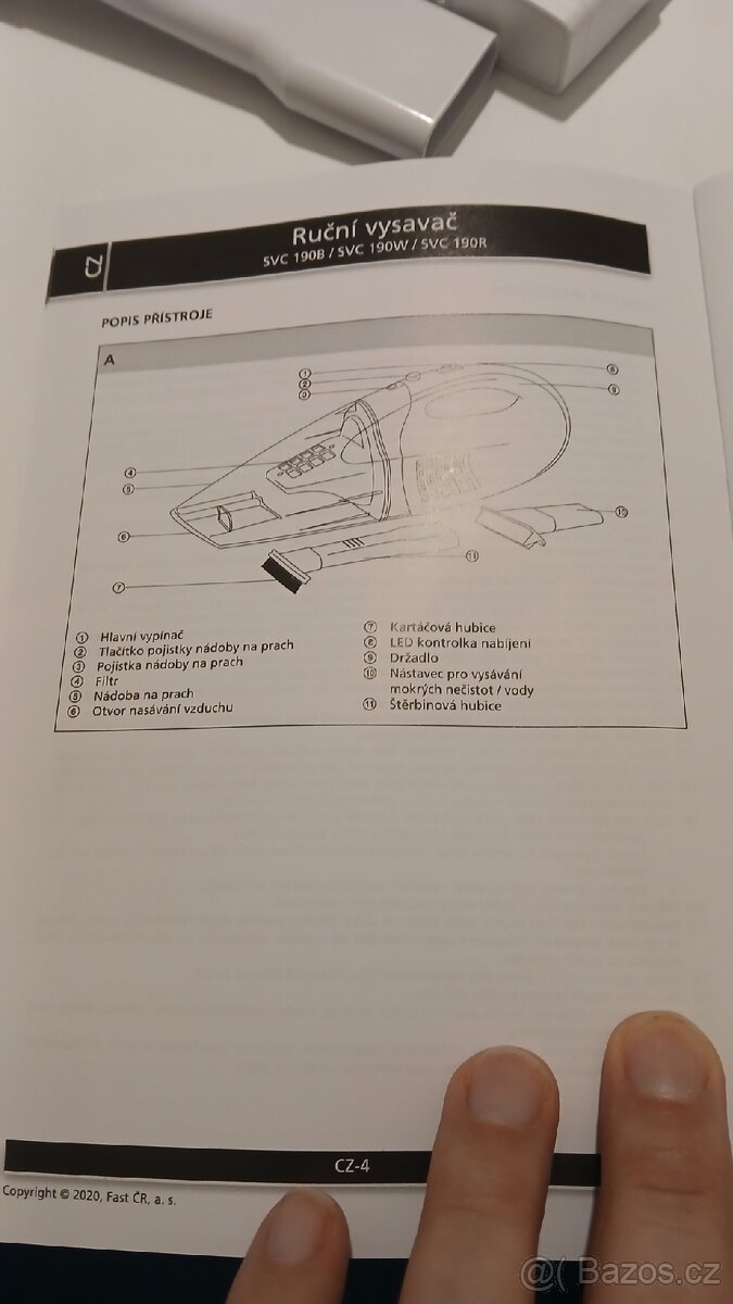 Akumulatový vysavač Sencor - 2