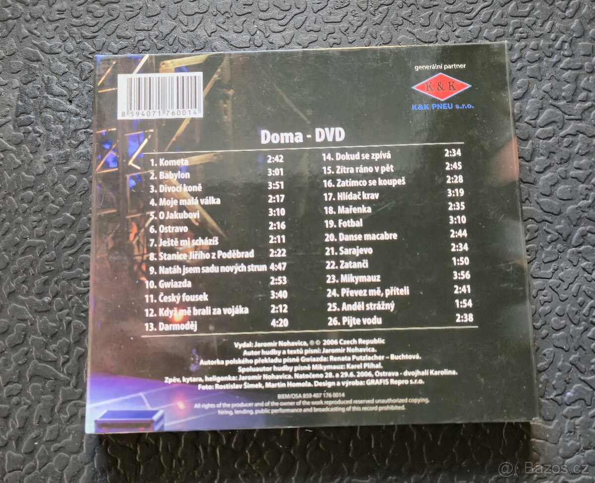 Jarek Nohavica - Doma/Živý koncert Ostrava (CD + DVD) - 2