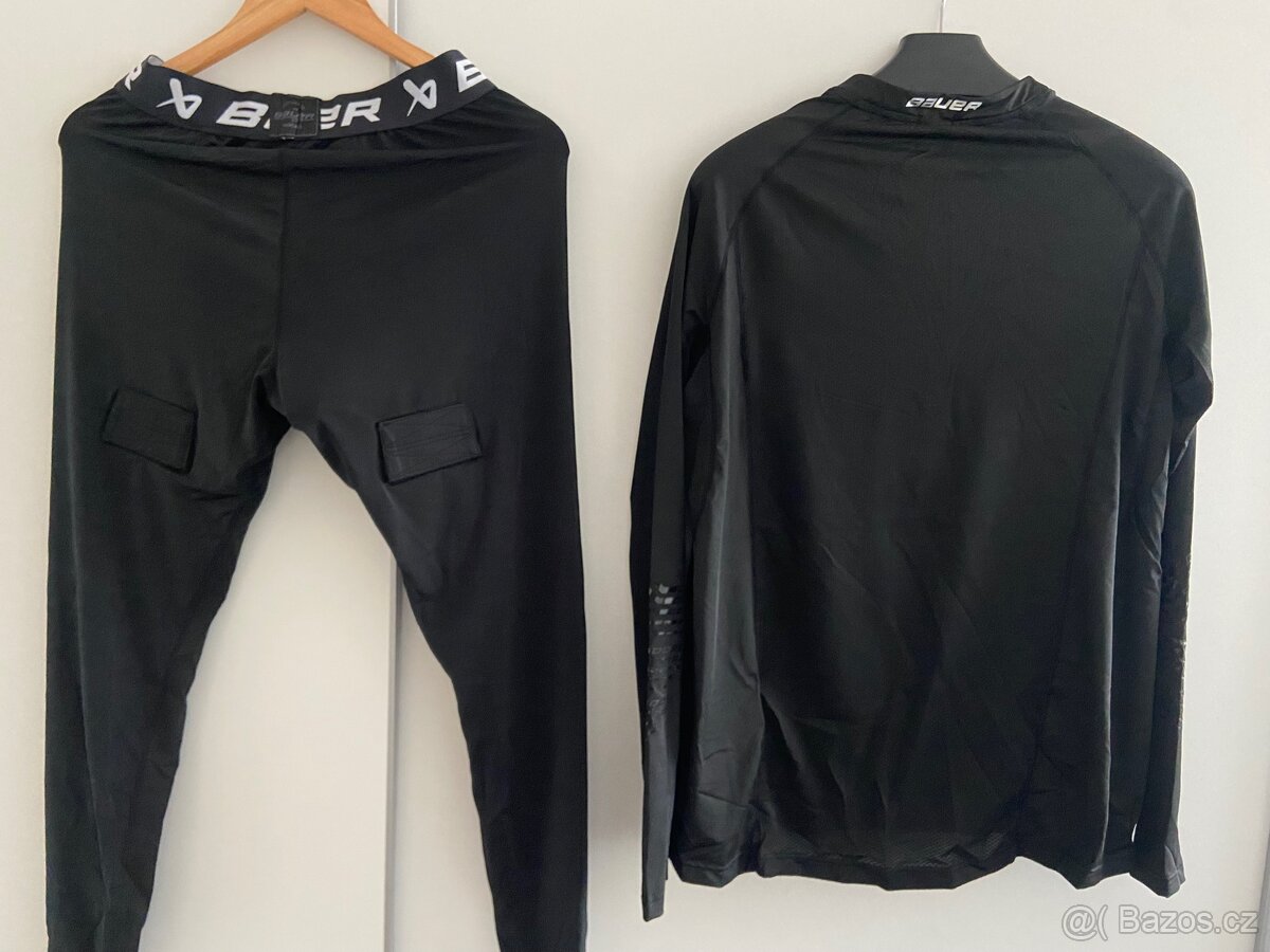 Hokejové kompresní ribano Bauer vel. XL NOVÉ - 2
