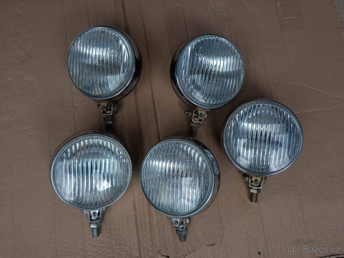 Mlhovky kovové kulaté PAL, černé, nepoužité - 2