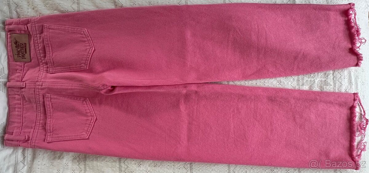 Dívčí rifle zn. Desigual Pink Panther vel.146-152 - 2