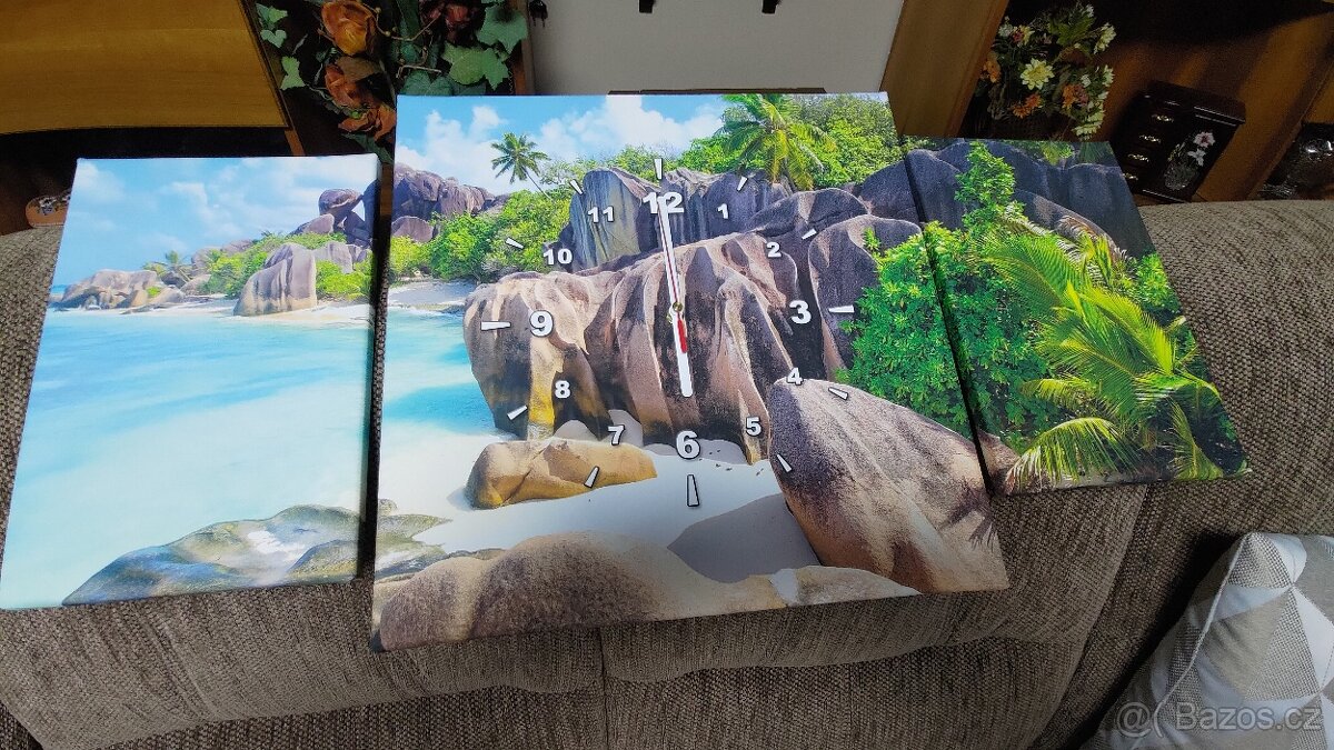 Skládané hodiny ze tří obrázků - 2