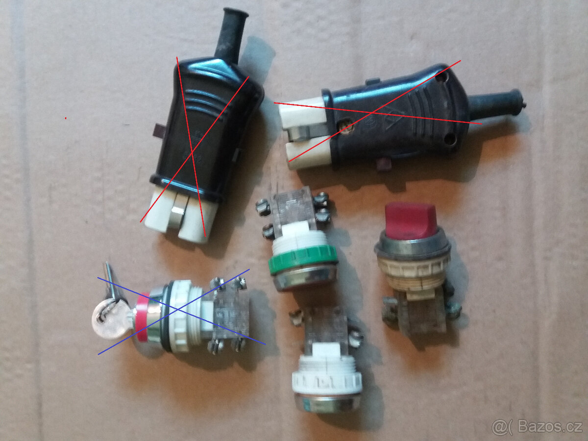 oválná zás. a různý elektro mat. cívka , aj.. - 2