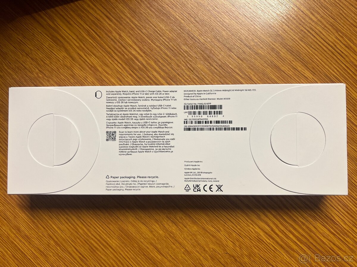 Nové nerozbalené Apple Watch SE 3, GPS + Cell 44mm + záruka - 2