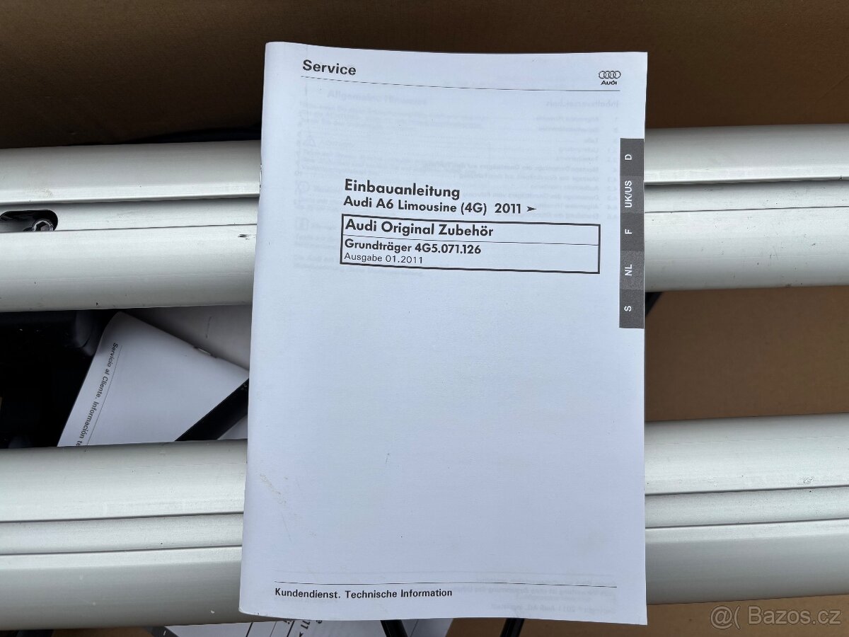 Originál příčniky Audi a6 c7 (stav nové) - 2