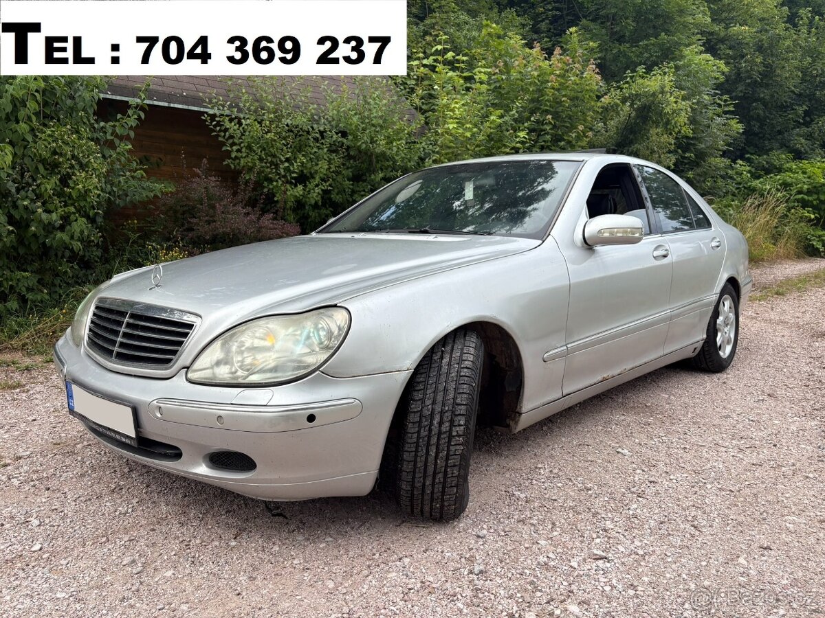 // Mercedes w220 320cdi 145kw, 2002 //DÍLY - 2