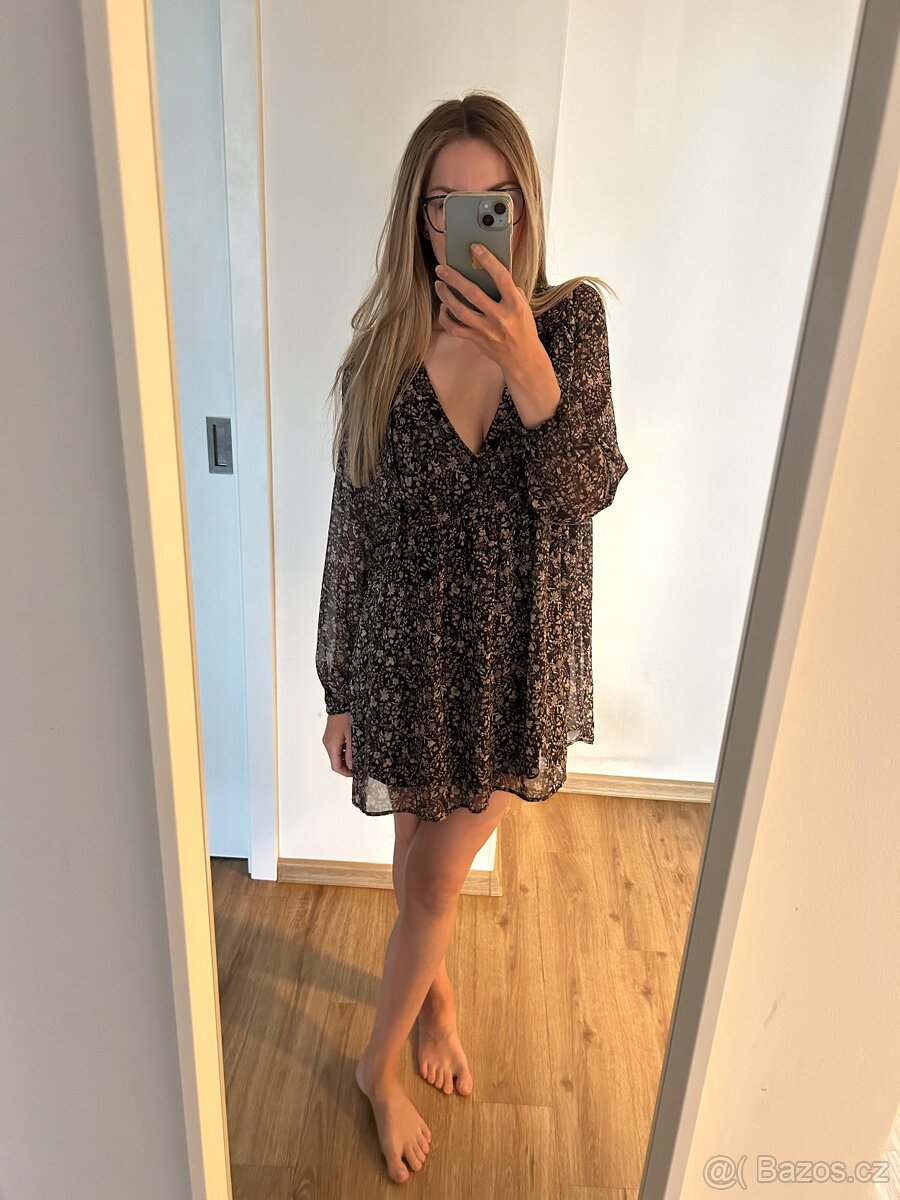 Volné květované šaty Zara - 2