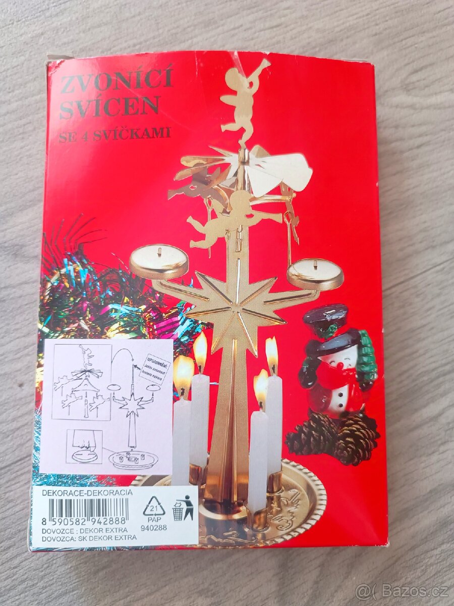 Nový svícen se 4 svíčky - 2