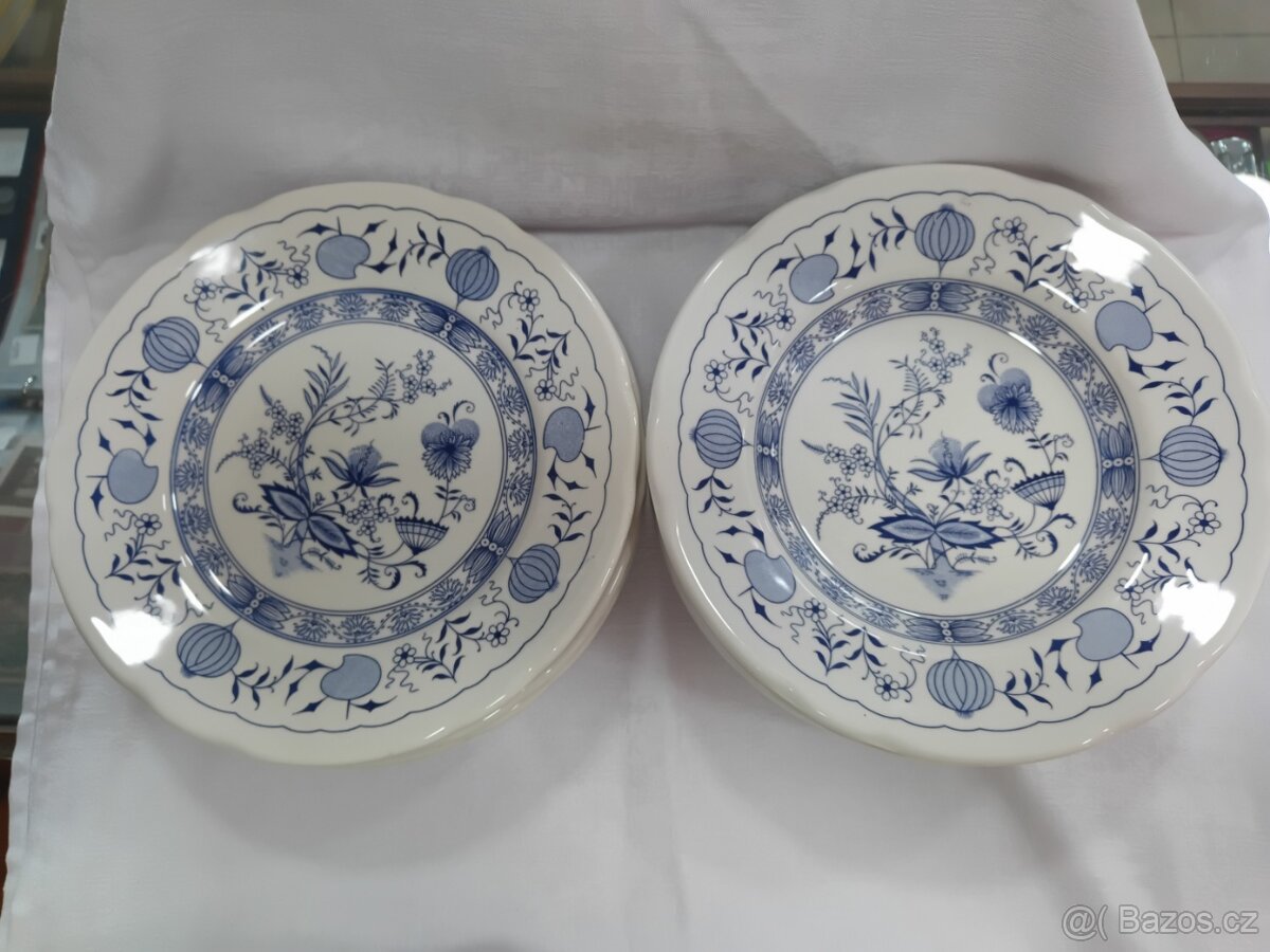 HRUBOSTĚNNÉ TALÍŘE VZOR CIBULÁK - 2