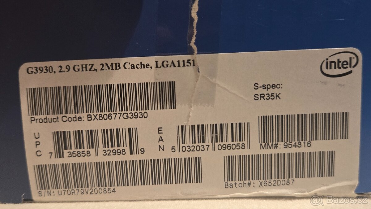 Procesor Intel Celeron G3930 - LGA1151 - 2