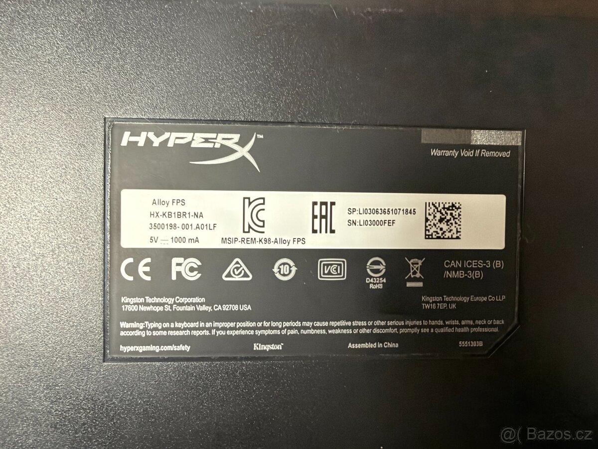 HyperX Alloy FPS (Brown Switche) - 2