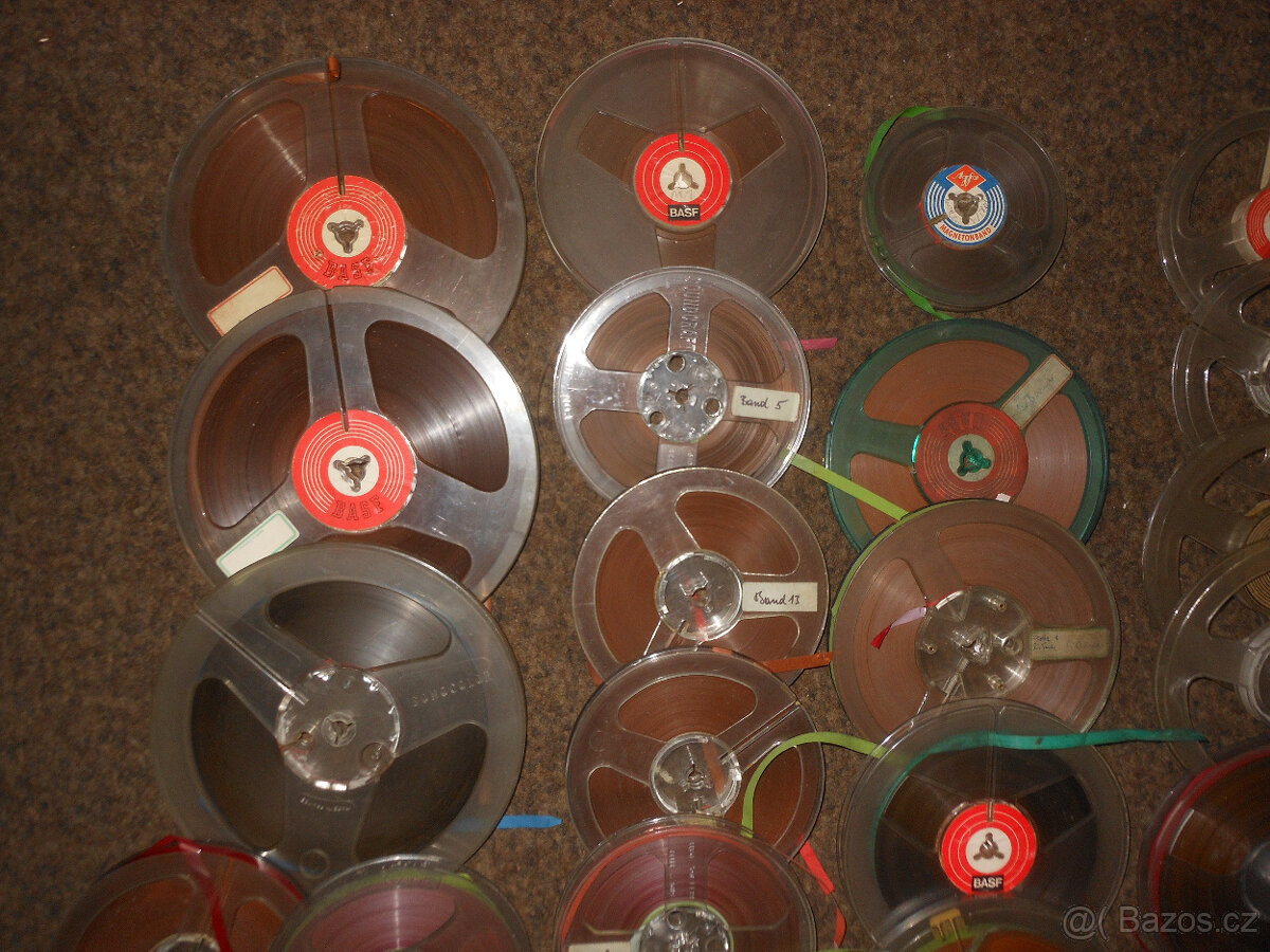 Magnetofonové pásky - konvolut - 2