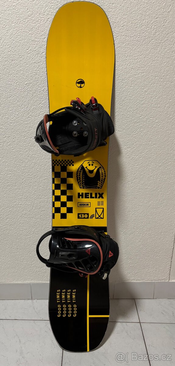 Snowboard ARBOR 130 cm +vázání + boty - 2