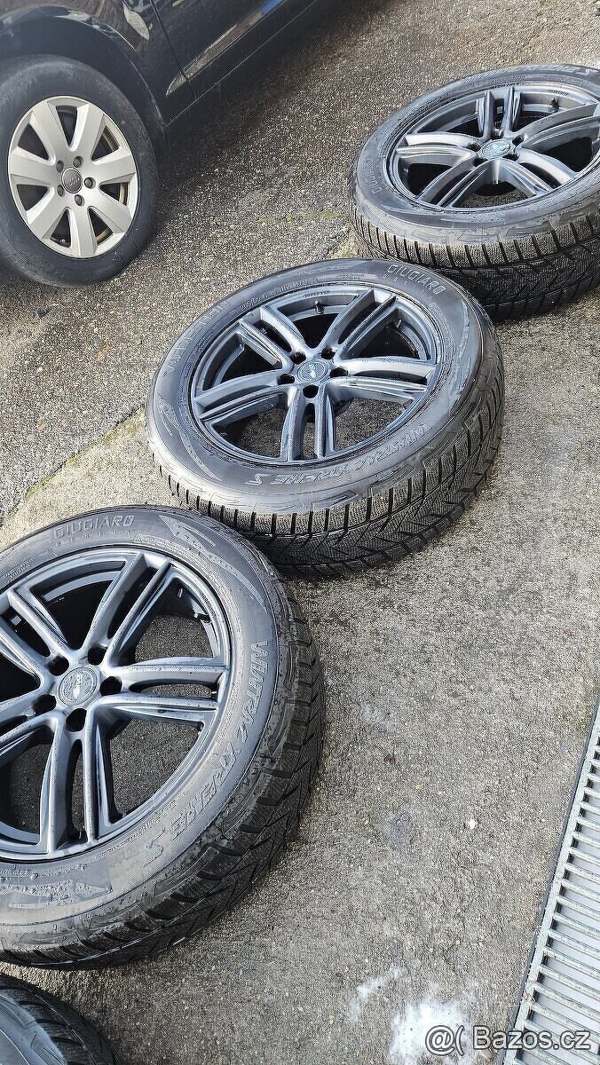Sada Alu kol rozteč 5x112 s zimní 255/55/19 - 2