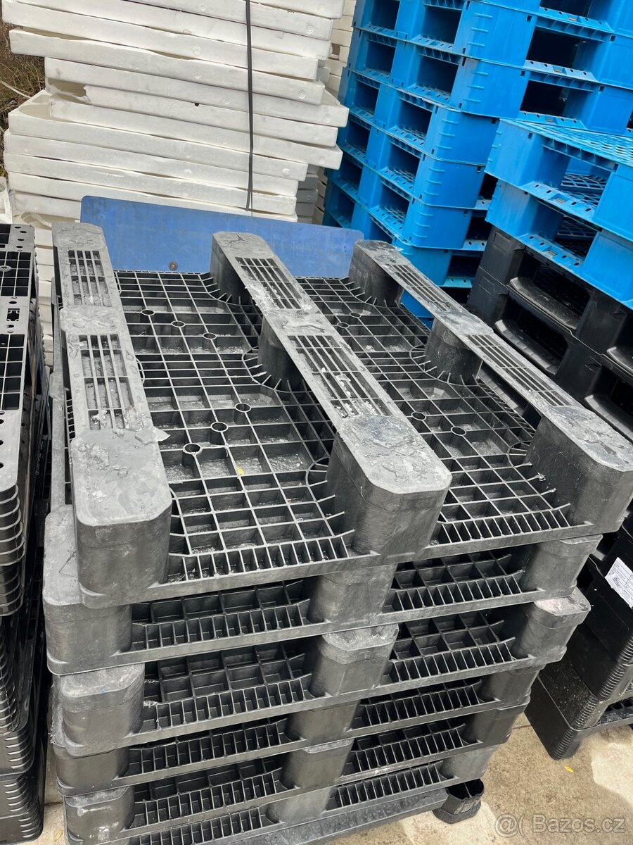 Plastová paleta CABKA Endur i7 - PEVNOSTNÍ 120x100, PLNÁ - 2