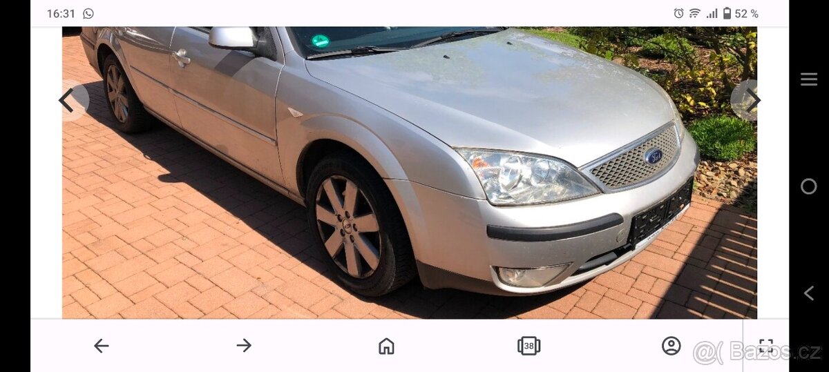 Předek Ford Mondeo mk3 2.0 tdci tddi r.v. 03-07 - 2