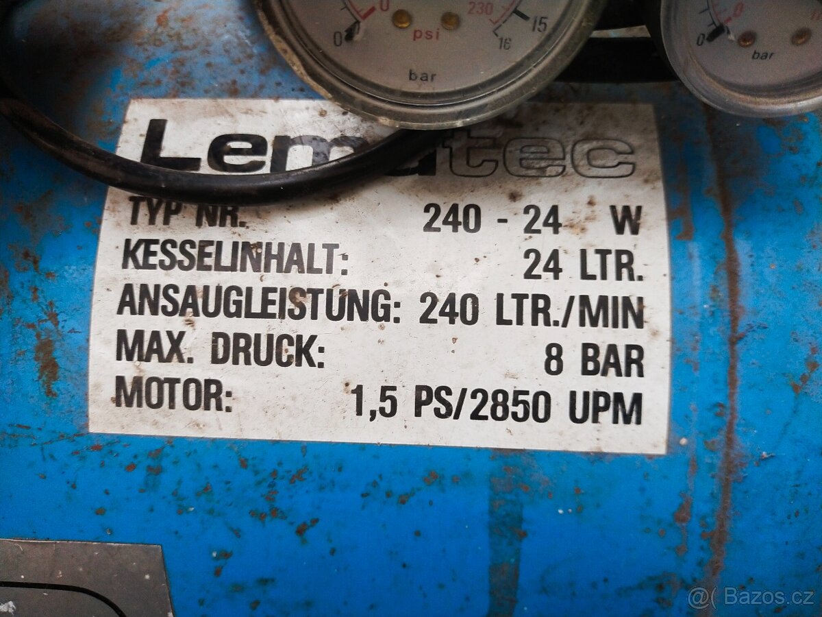 KOMPRESOR NĚMECKÉ VÝROBY LEMATEC - 2