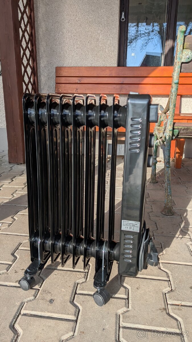 Olejový radiátor 9 žeber 2000w - 2