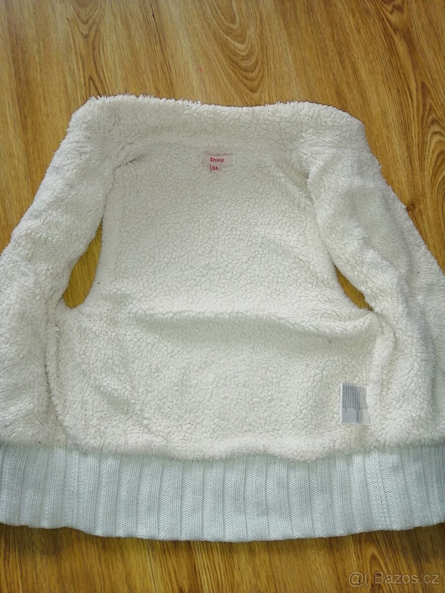 Úpletova bila vesta vel. 8 let - 2