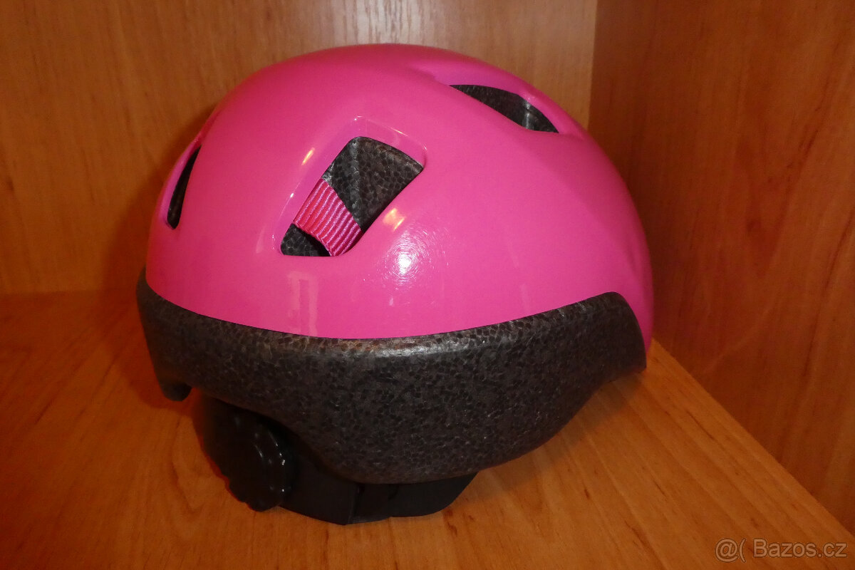 detská přilba B´twin růžové barvy - 2