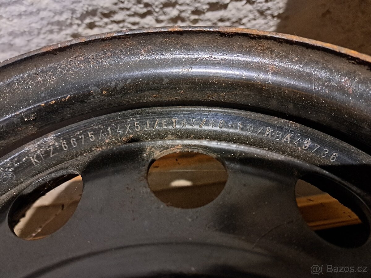 Disky 14x5J ET45/48-10 - 2