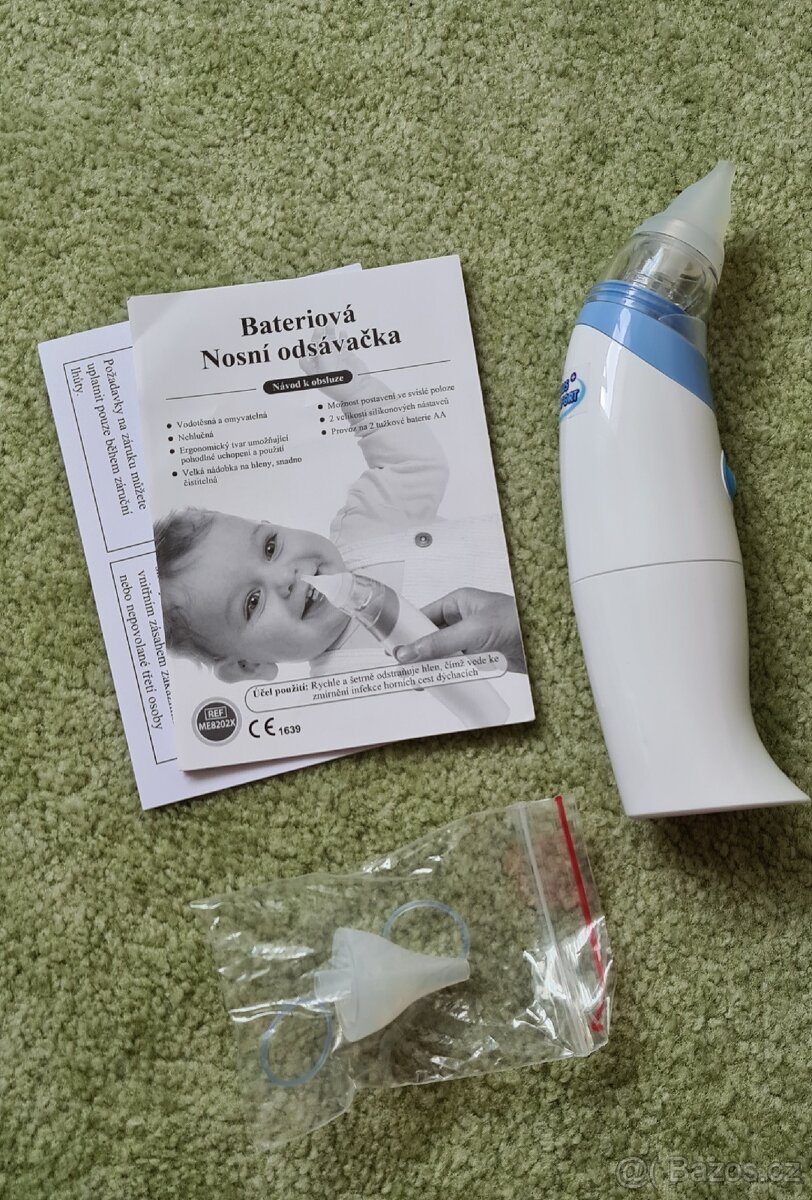 Nosní odsávačka-skoro nová+ZDARMA odsávačka pro kojence - 2