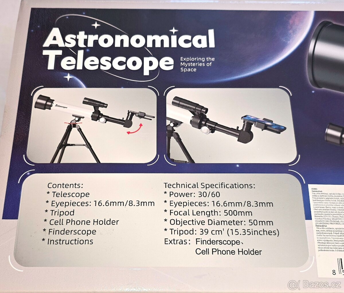 Velký dětský dalekohled se stativem - 2